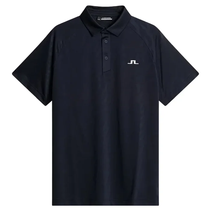 J.Lindeberg Wilhelm Golf Polo JL Navy – SS25 Men