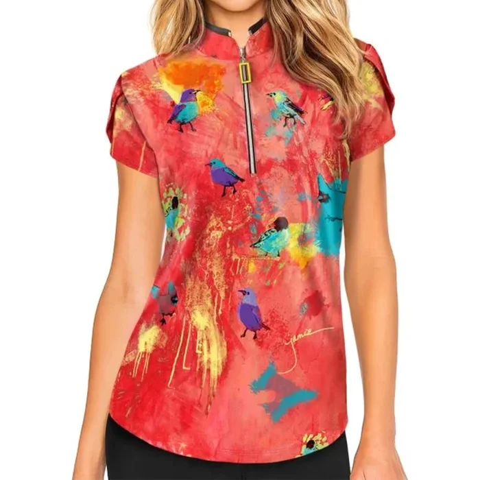 Jamie Sadock Short Sleeve Polo – Tweet