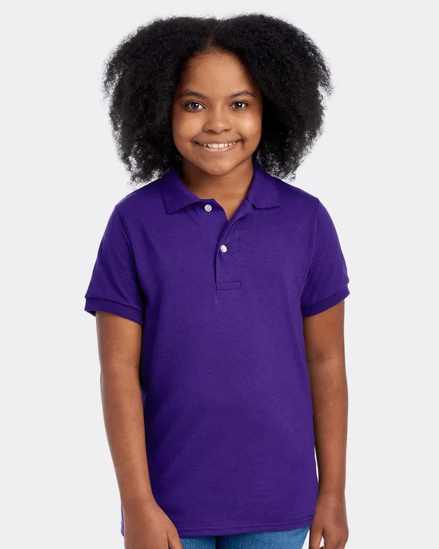 Jerzees Youth SpotShield 50/50 Polo