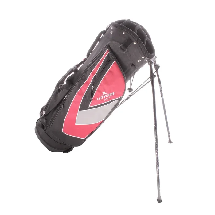 John Letters Second Hand Stand Bag – Black/Red