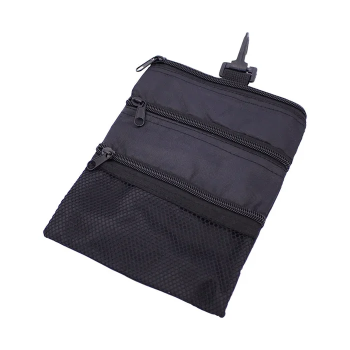 JP Lann Golf Multi-Pocket Tote Hand Bag and Valuables Pouch