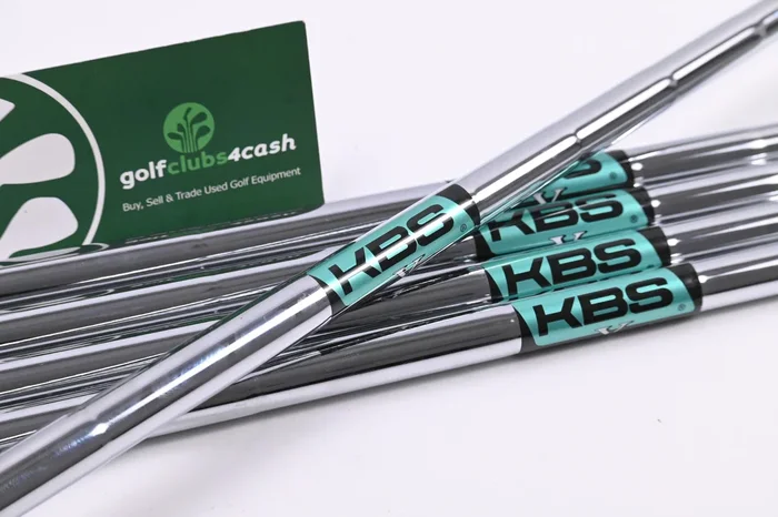 KBS Tour 120 Carlsbad Iron Shafts / Stiff Flex / Set Of 5 / .370″ Tip
