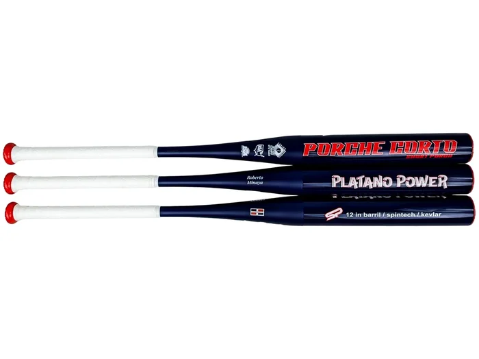 Kevlar Platano Power – Bate de Softbol Senior Slow Pitch de Porche Corto – 1 pieza – Tallas medias – Barril de potencia de 12 en .75 carga