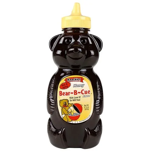 Knackies Hot & Spicy Bear-B-Cue Sauce 21.4oz