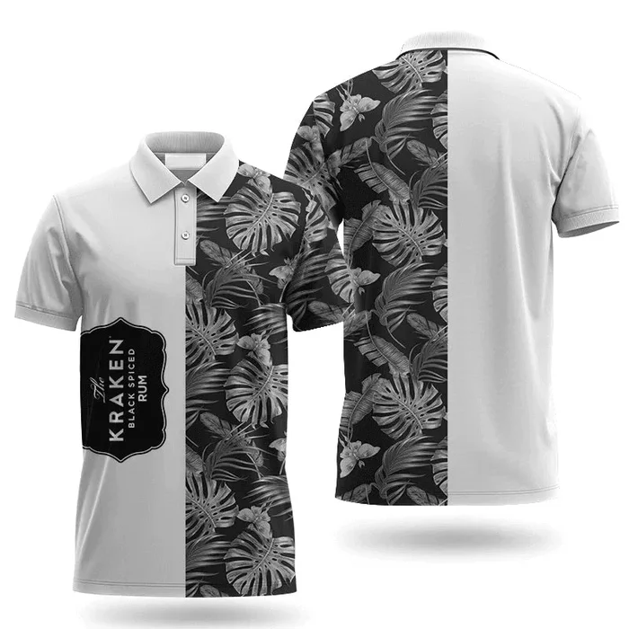 Kraken Rum Swiss Cheese Leaf Polo Shirt – Fanshubus.com
