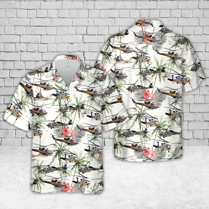 LA County Fire Helicopter Hawaiian Shirt – Fanshubus.com