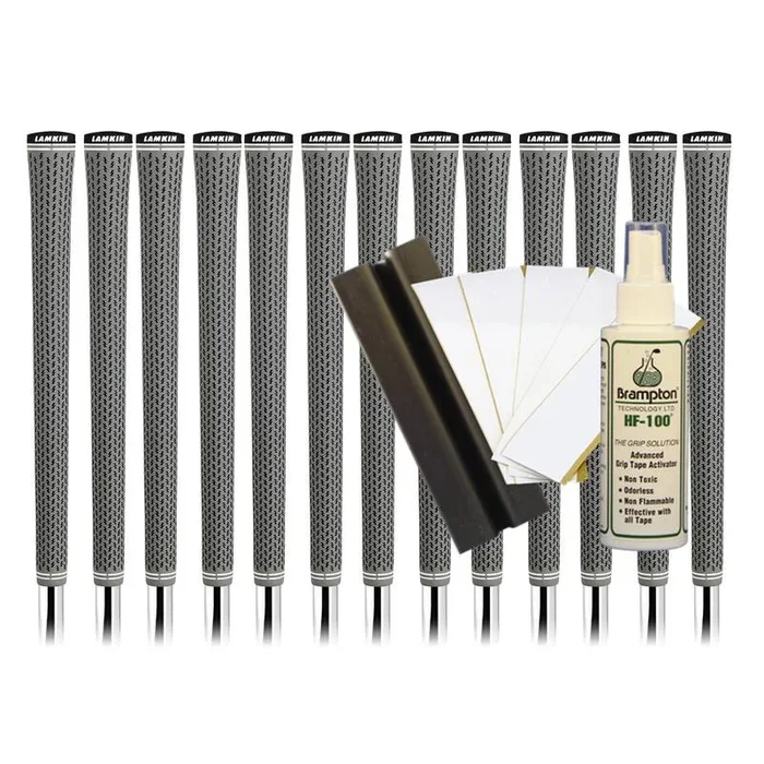 Lamkin Crossline 360 Standard (13pcs + Golf Grip Kit) – Grey
