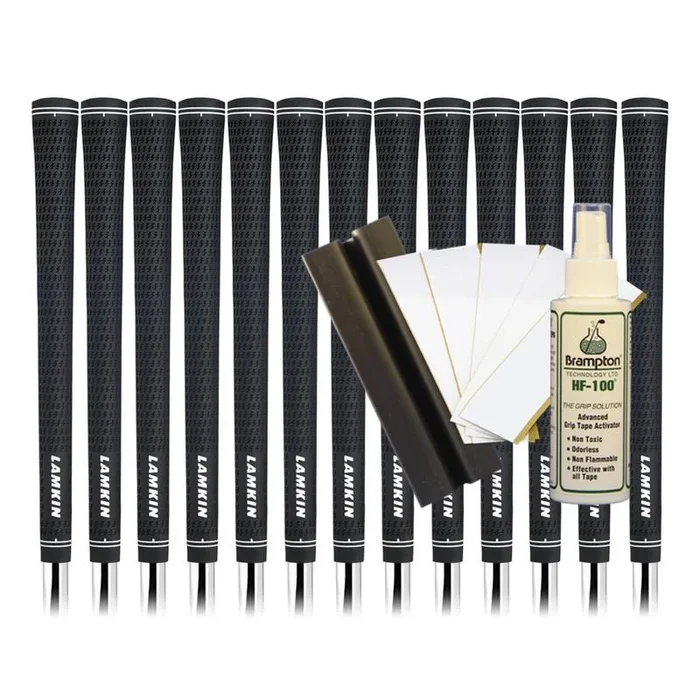 Lamkin Crossline Black Midsize (13pcs + Golf Grip Kit)