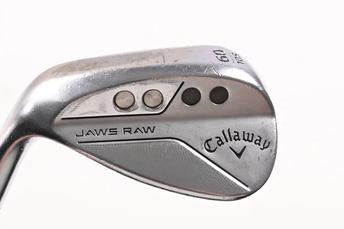 Left Haft Callaway Jaws Raw Lob Wedge / 60 Degree / Wedge Flex Dynamic Gold