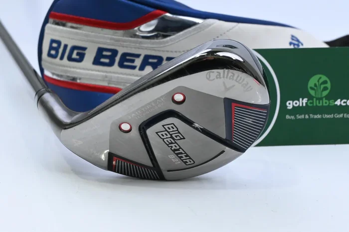 Left Hand Callaway Big Bertha B21 #4 Hybrid / 21 Degree / Senior Flex RCH 65