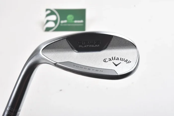 Left Hand Callaway Opus Platinum Gap Wedge / 52 Degree / Wedge Flex Dynamic Gold