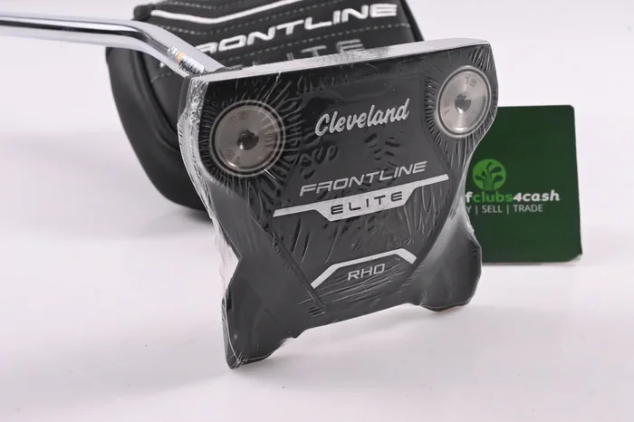 Left Hand Cleveland Frontline Elite RHO Single Bend Putter / 34 Inch