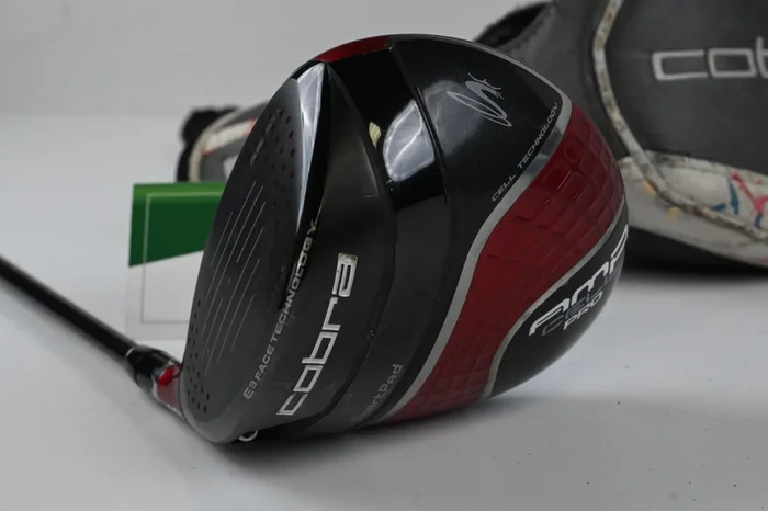 Left Hand Cobra AMP Cell Pro Driver / 9.5 Degree / X-Flex Kuro Kage Silver 70
