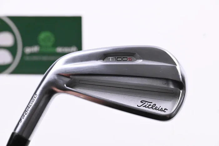 Left Hand Titleist T100 S 2021 #4 Iron / 22 Degree / Stiff Flex Project X Shaft