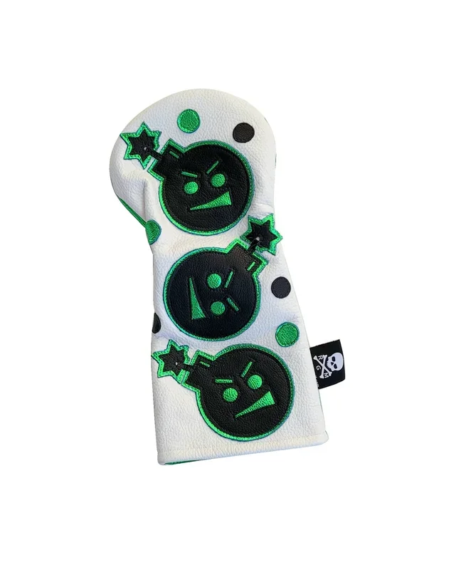 Limited Edition! Metallic Green Dancing “Angry Bombs” Driver Headcover