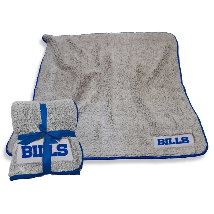 Logo Brands Buffalo Bills Frosty Fleece Throw