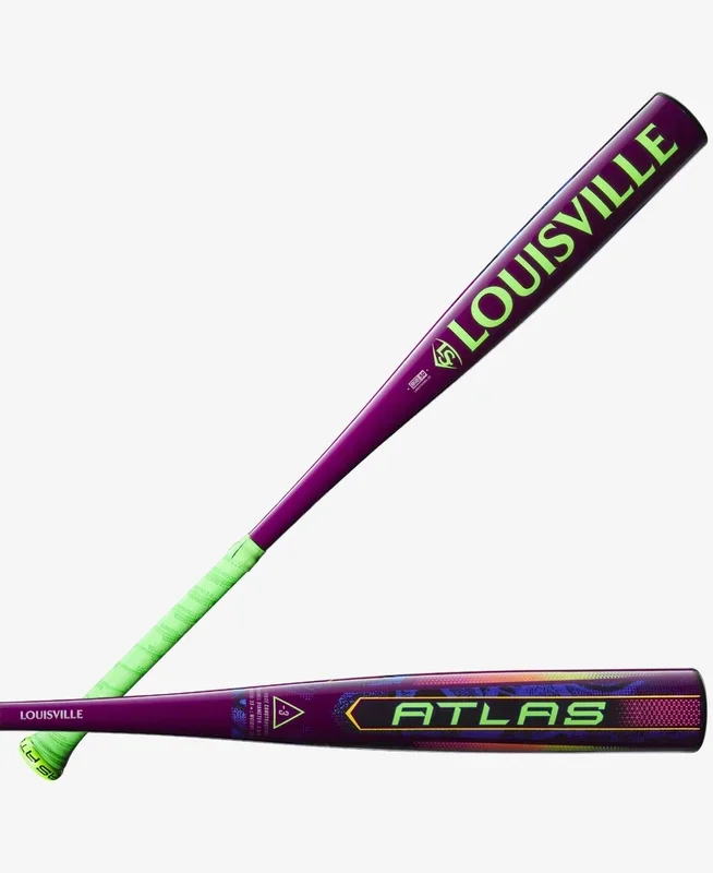 Louisville Slugger 2025 CWS Atlas Neon Energy BBCOR Baseball Bat