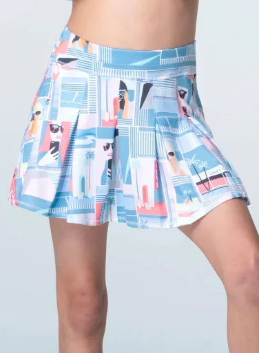 Lucky In Love Linen Nouveau Skirt