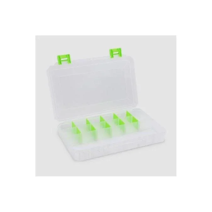 Lure Lock Tackle Box 3 Cavity Large Clear/Green