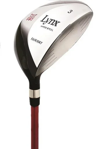 Lynx Junior Fairway Wood for Ages 7-11 (46-54 inches) Red