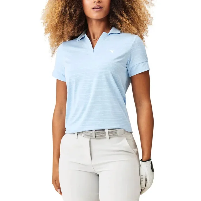 Macade Paige Golf Polo Light Blue – SS25 Women