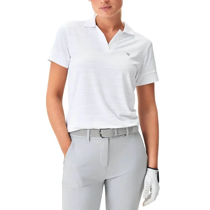 Macade Paige Golf Polo White – SS25 Women