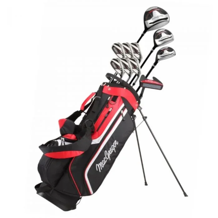 MacGregor CG3000 11-Piece Stand Bag Package Set – Steel -1″ Shorter