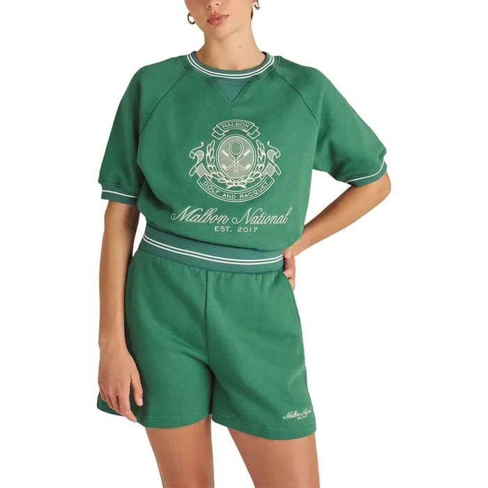 Malbon Billie II Golf T-Shirt Green – SS25 Women