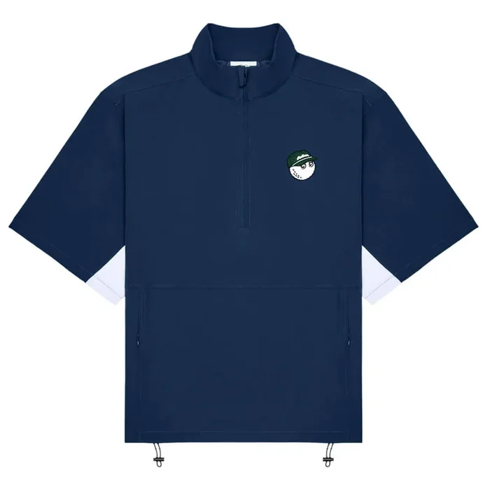 Malbon Pine Golf Windshirt Navy – 25 Men