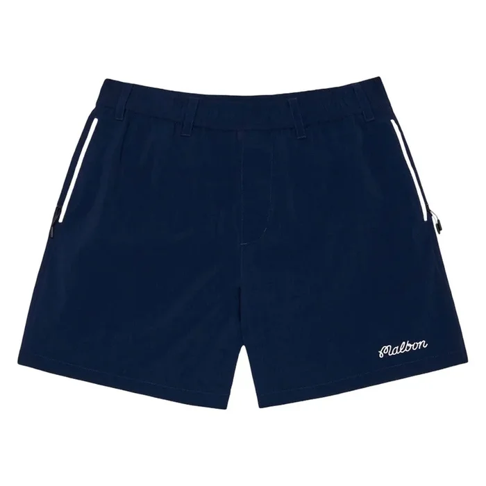 Malbon Riva Nylon Golf Shorts Navy – SS25 Men