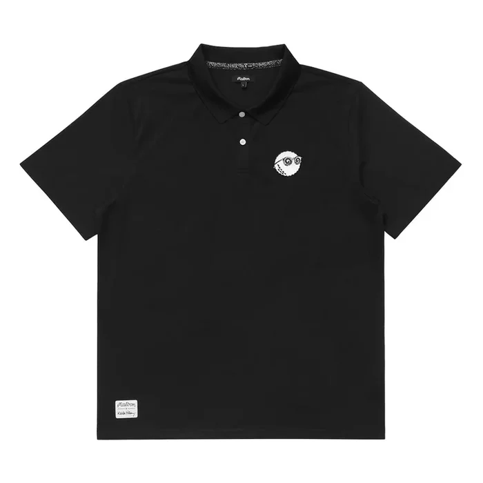 Malbon x Keith Haring Performance Pique Golf Polo Black – 24 Men