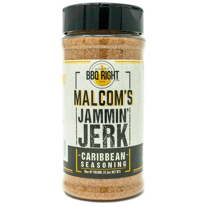 Malcom’s Seasonings Jammin’ Jerk Caribbean Seasoning 16oz