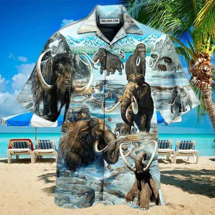 Mammoth Animals Back To Time Mammoth Alive Hawaiian Shirt – Fanshubus – Fanshubus.com