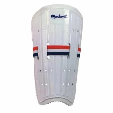 Markwort White 9″ Soccer Shin Guard