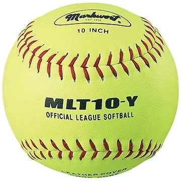 Markwort Yellow Leather 10″ Softball – Dozen