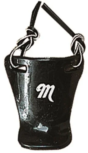Markwort Youth Full Size Black Throat Protector with Lace