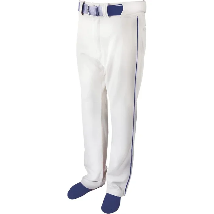 Martin M-BP501-XL Mens Baseball Pant White/w Navy Piping – XLarge