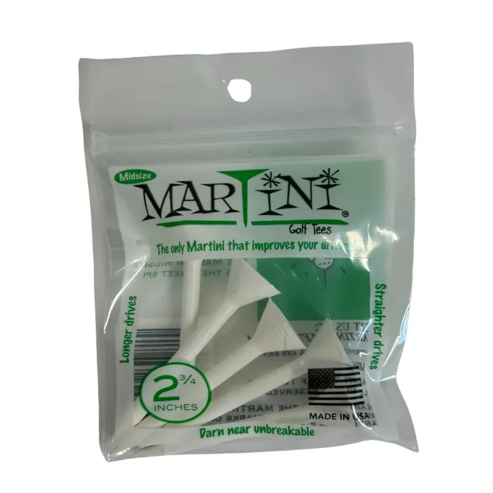 Martini Tees 2 3/4″ White – 5 CT