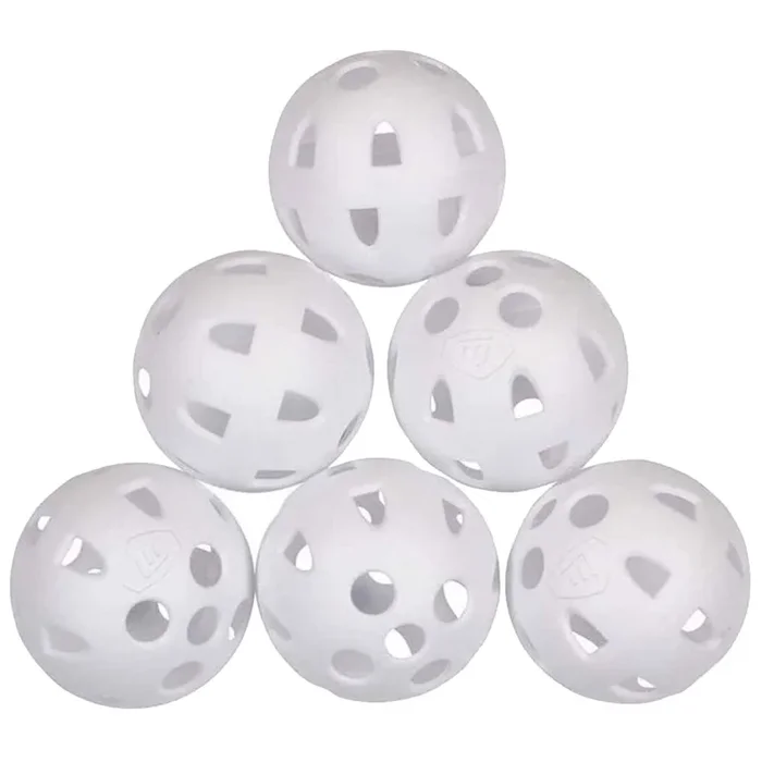 Masters Airflow XP Practice Balls (6 Pack) in Eco Pack – White