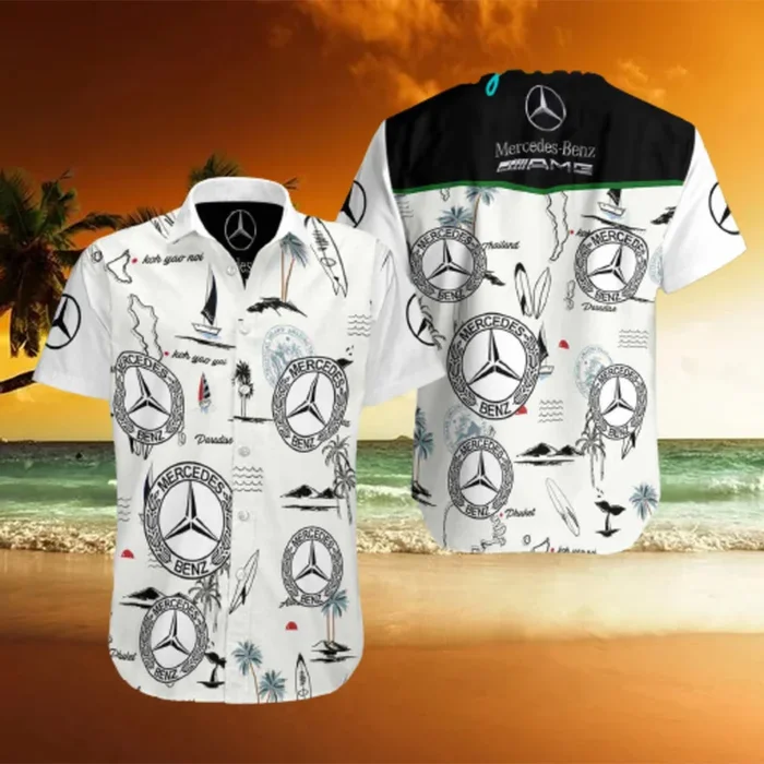 Mecedes Benz Hawaiian Shirt Thoughtful Personalized Gift For The Whole Family – Fanshubus – Fanshubus.com