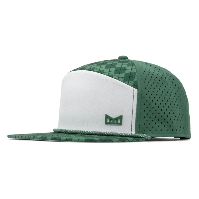 Melin Hydro Trenches Links Golf Cap Green Argyle – SU24 Men
