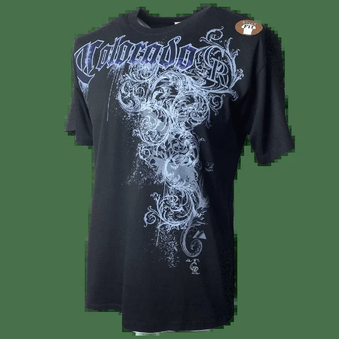 Men’s Colorado Rockies MLB Majestic Fitted T-Shirt