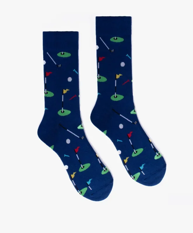 Men’s Golf Novelty Socks