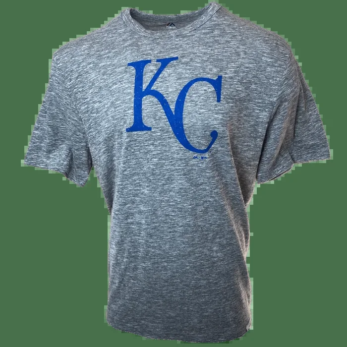 Men’s Kansas City Royals Majestic Heathered Grey T-Shirt