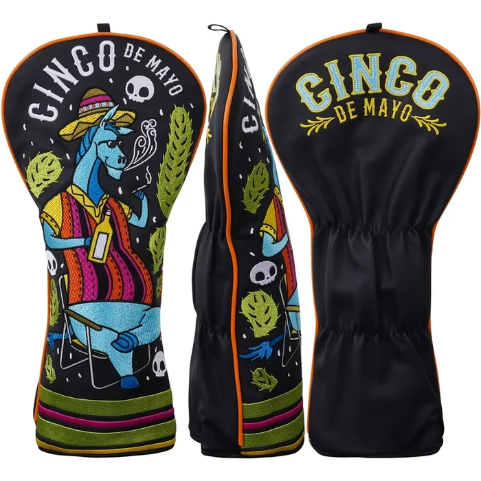 Mexican Pinata Donkey Embroidery Head Cover