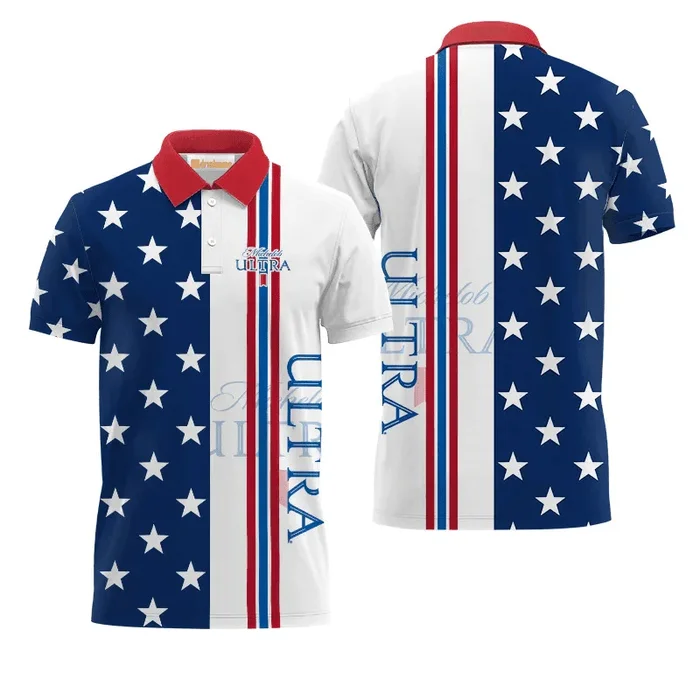 Michelob Ultra Fourth Of July Polo Shirt – Fanshubus.com