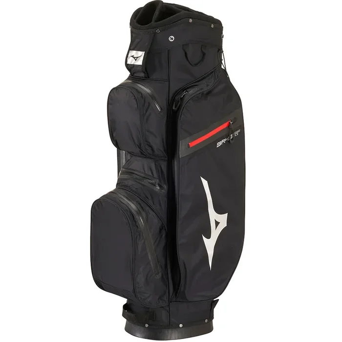 Mizuno BR-DRI Waterproof Cart Bag – Black/Silver