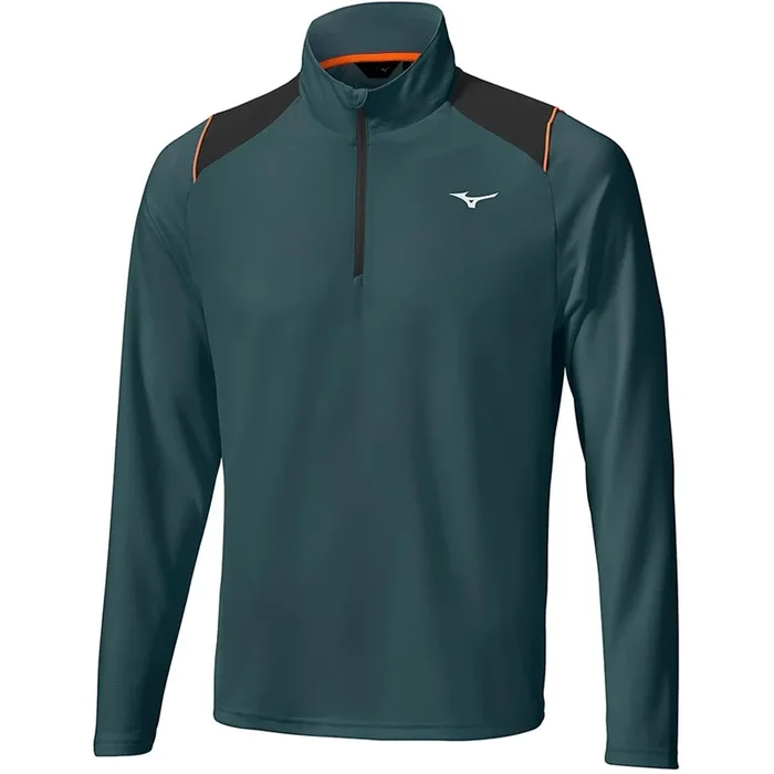 Mizuno Breath Thermo Elite 1/4 Zip Pullover – Navy