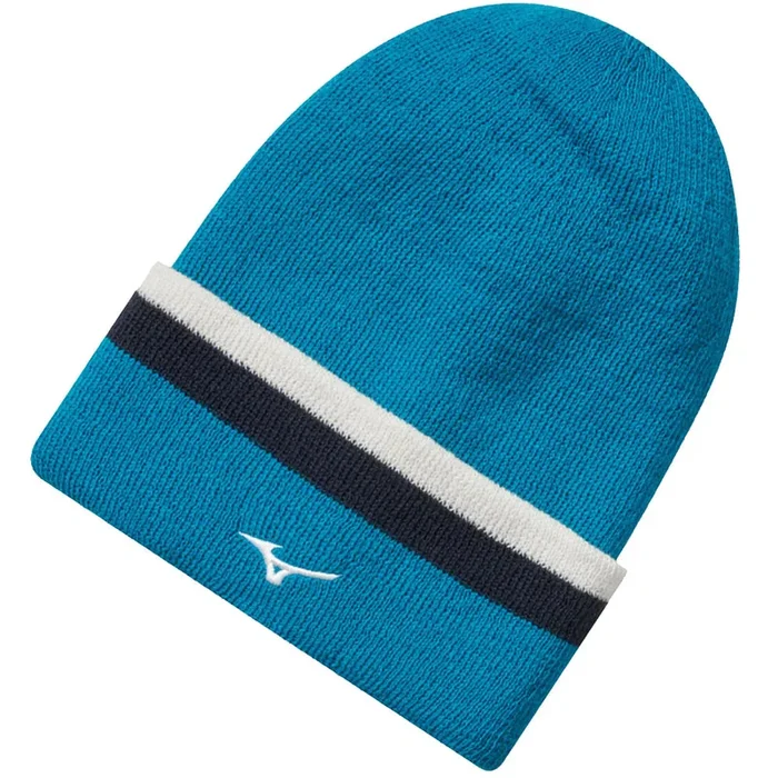 Mizuno Breath Thermo Knit Beanie – Deep Enamel Blue
