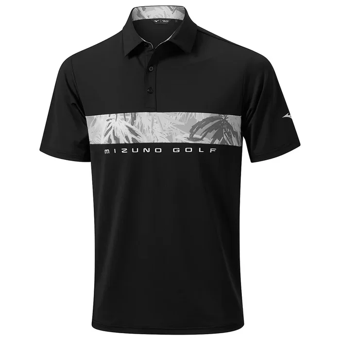 Mizuno Cali Stripe Polo / Black